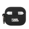 Airpods 3 Karl Lagerfeld 3D Logo NFT Karl Head Szilikon tok fekete (KLA3RUNIKK) - 0. kép