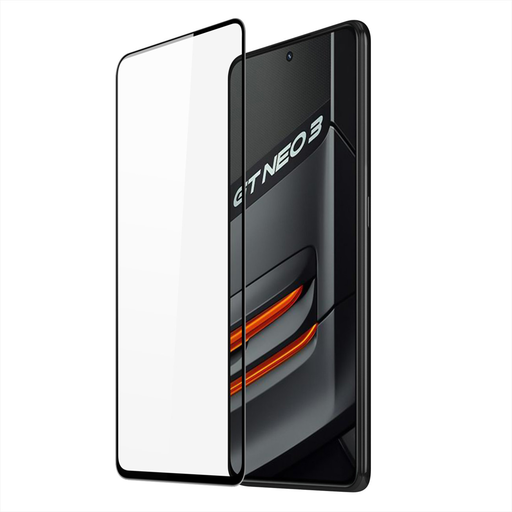 Realme GT Neo 3 Dux Ducis 9D Edzett Üveg 9H képernyővédő üvegfólia fekete Realme GT Neo 3 Dux Ducis 9D Edzett Üveg 9H képernyővédő üvegfólia fekete