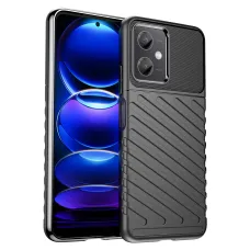 Xiaomi Poco X5 5G/Redmi Note 12 5G Thunder fokozott védelmet biztosító flexibilis TPU tok fekete