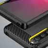 Sony Xperia 10 V Carbon szénszál mintájú TPU tok fekete - 4. kép