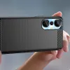 Infinix Hot 20S Carbon szénszál mintájú TPU tok fekete - 0. kép