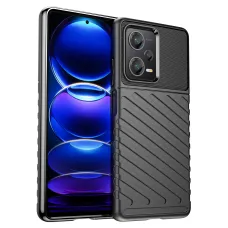 Xiaomi Redmi Note 12 Pro Plus Thunder fokozott védelmet biztosító flexibilis TPU tok fekete