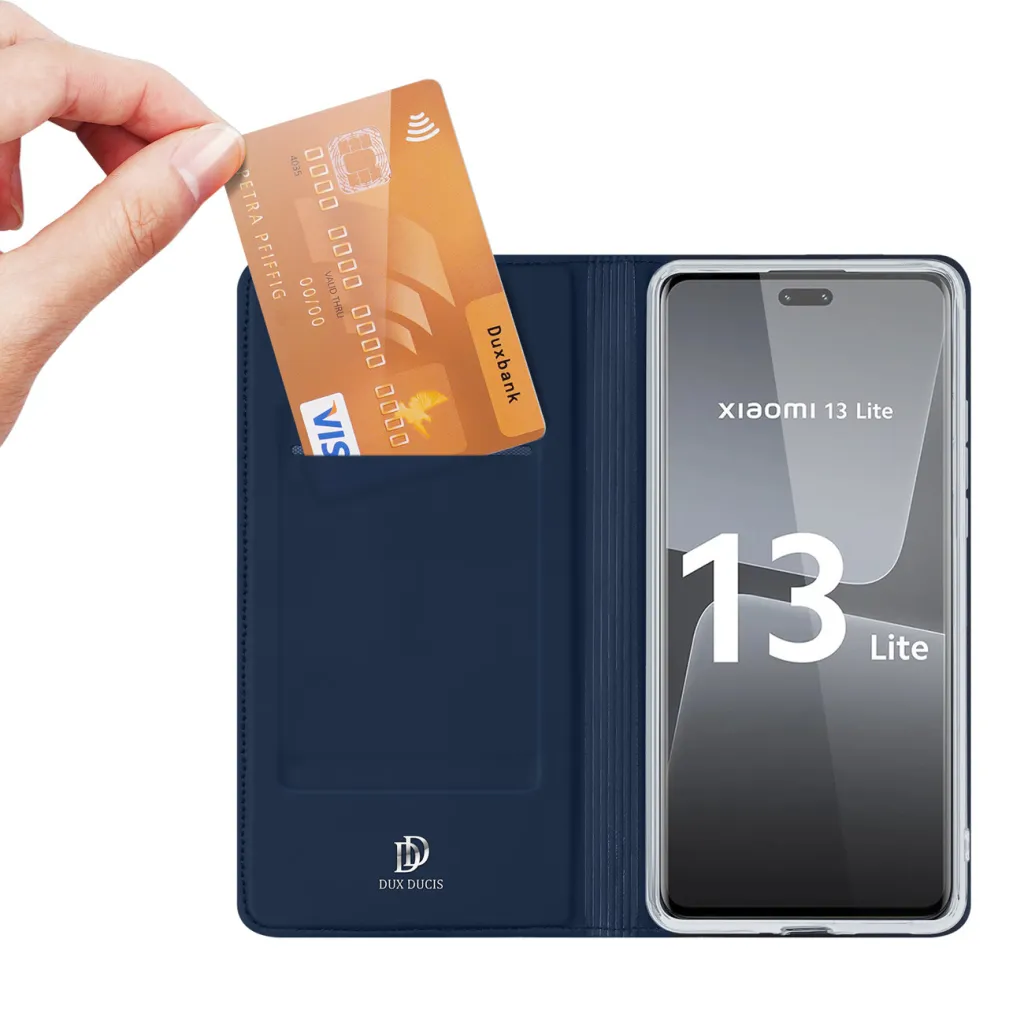 Xiaomi 13 Lite Dux Ducis Skinpro fliptok kék - 11