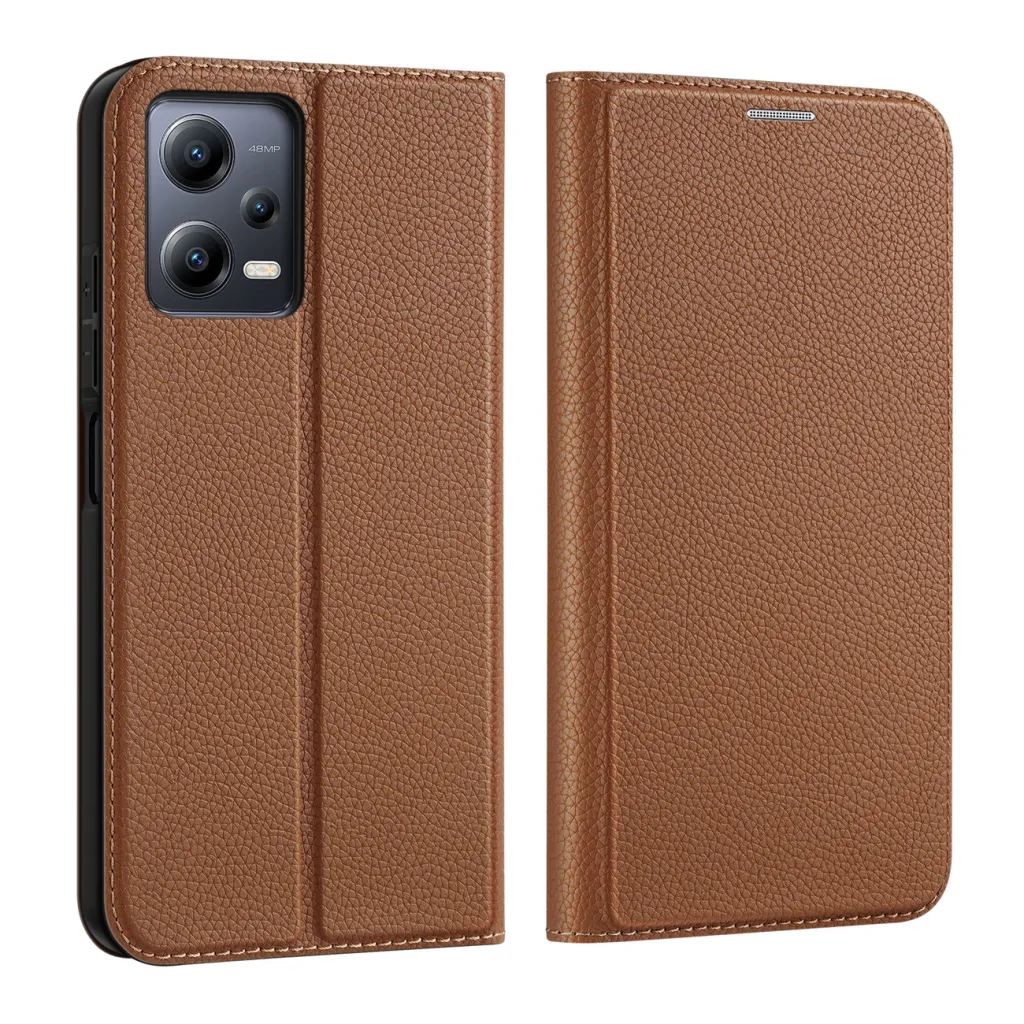 Xiaomi Redmi Note 12 Pro Plus Dux Ducis Skin X2 mágneses fliptok barna - 7