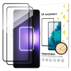 Ochranné sklo Realme GT Neo 5/Realme GT3 Wozinsky Full Glue 9H s čiernym rámom, puzdro priateľské, 2 ks Ochranné sklo Realme GT Neo 5/Realme GT3 Wozinsky Full Glue 9H s čiernym rámom, puzdro priateľské, 2 ks
