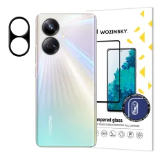 Realme 10 Pro Plus Wozinsky Full Camera Glass 9H kameralencse védő üvegfólia fekete