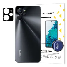 Realme 10 5G / Realme 9i 5G Wozinsky Full Camera Glass 9H kameralencse védő üvegfólia fekete