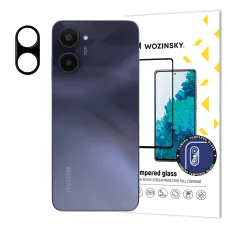 Realme 10 Wozinsky Full Camera Glass 9H kameralencse védő üvegfólia fekete