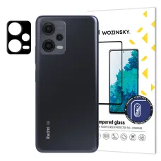 Xiaomi Redmi Note 12 5G/Poco X5 5G Wozinsky Full Camera Glass 9H kameralencse védő üvegfólia fekete