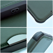 Xiaomi Redmi Note 12 Pro 5G RAZOR fliptok sötétzöld ütésálló