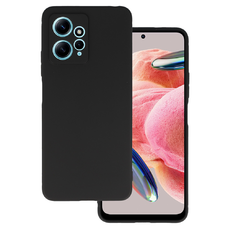 Matný TPU kryt čierny pre Xiaomi Redmi Note 12 4G Matný TPU kryt čierny pre Xiaomi Redmi Note 12 4G