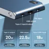 Remax KinYin RPP-178 Powerbank 10000mAh USB+Type C - PD 20W QC 22,5W kék - 2. kép