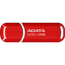 ADATA Pendrive 64GB, UV150 USB 3.1, Piros