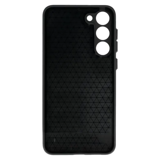 Samsung Galaxy S23 Plus Leather 3D bőr tok fekete design 1