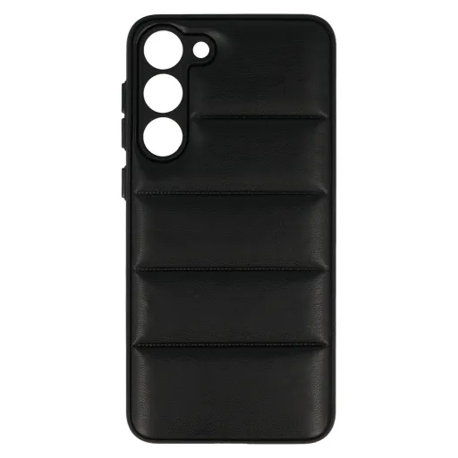 Samsung Galaxy S23 Leather 3D bőr tok fekete design 2