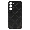 Samsung Galaxy S23 Leather 3D bőr telefontok fekete design 3 - 0. kép