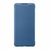 Huawei Wallet Cover Bookcase gyári fekete flip tok Huawei P30 Lite kék - 0. kép