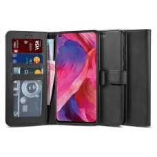 Oppo Reno 5 Lite/A94 4G/LTE Tech-Protect Wallet fliptok fekete