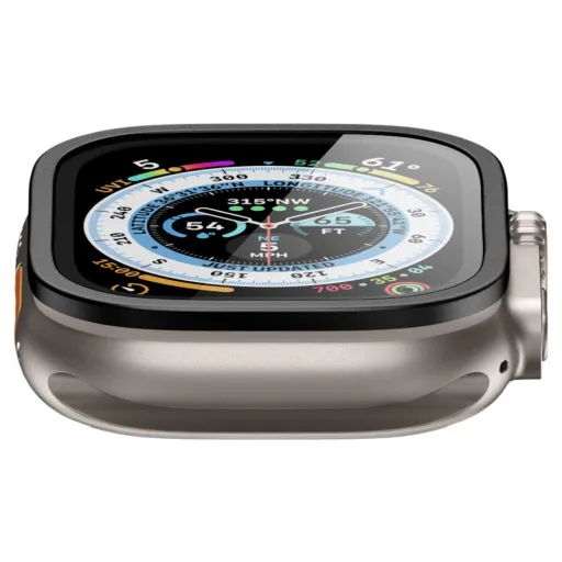 Apple Watch Ultra 49mm Spigen Glas.TR Slim üvegfólia fekete