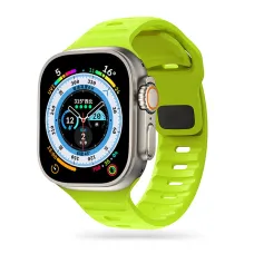 Apple Watch 4/5/6/7/8/SE/Ultra (42/44/45/49mm) Tech-Protect Iconband Line szíj lime