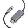 Tech-Protect Ultraboost Type C - HDMI 4K 60Hz adapter 2m kábellel fekete - 2. kép