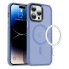 iPhone 13 Pro Max MagSafe-kompatibilis áttetsző matt tok égkék Alphajack - 0. kép