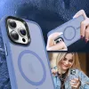 iPhone 13 Pro Max MagSafe-kompatibilis áttetsző matt tok égkék Alphajack - 2. kép
