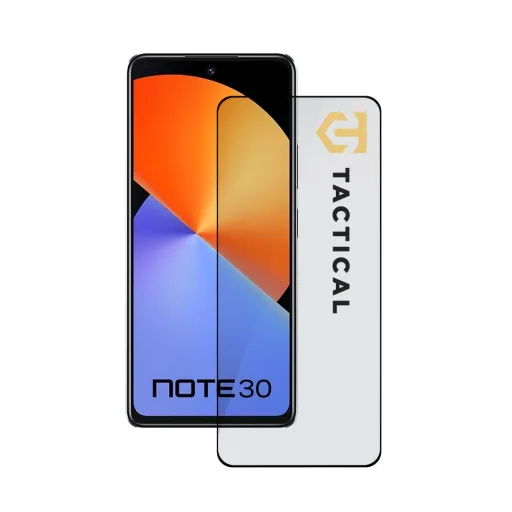 Infinix Note 30 Tactical Shield 5D kijelzővédő üvegfólia fekete Infinix Note 30 Tactical Shield 5D kijelzővédő üvegfólia fekete
