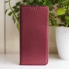 iPhone 15 Plus mágneses fliptok burgundy - 2. kép