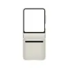 Samsung Galaxy Z Flip 5 Samsung bőr tok EF-VF731PUE Cream gyári - 0. kép