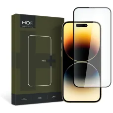 iPhone 15 Hofi Glass Pro+ Hybrid temperált üvegfólia fekete