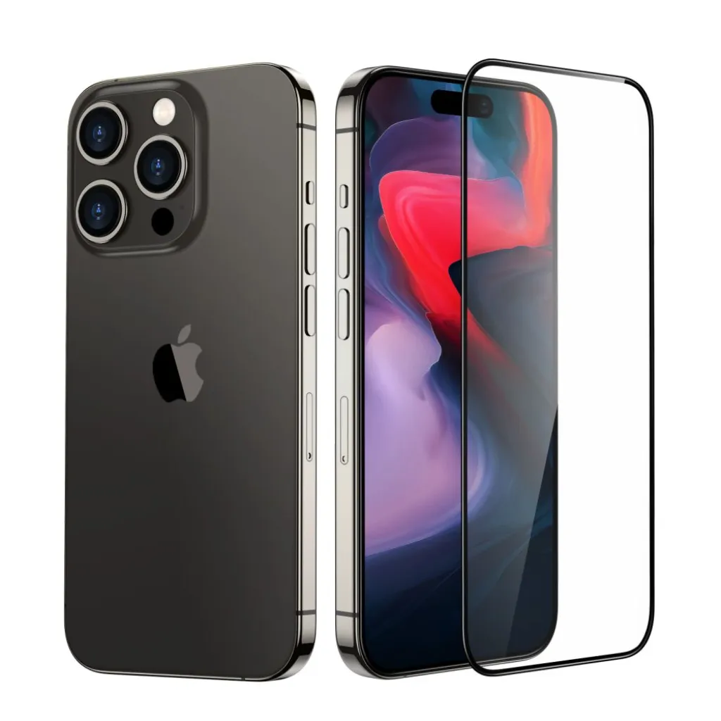  iPhone 15 Plus fekete ESR Armorite üvegfólia - 11