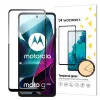 Motorola Moto G200 5G üvegfólia Wozinsky Full Glue 9H fekete kerettel tokbarát - 0. kép