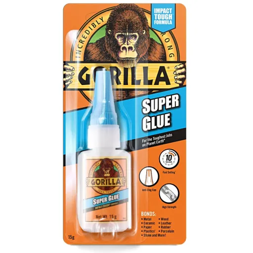 Gorilla Super Glue pillanatragasztó 15g