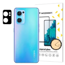 Oppo Reno7 5G Wozinsky Full Camera Glass 9H kameralencse védő üvegfólia fekete