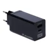 Wozinsky 65W GaN hálózati töltő adapter USB, USB C QC 3.0 PD fekete (WWCG01) - 0. kép