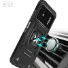 Xiaomi Redmi Note 11E/Redmi 10 Prime Plus 5G/Poco M4 5G Wozinsky Ring Armor Case Kickstand telefontok fekete - 4. kép