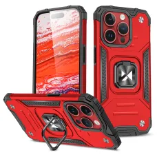 iPhone 15 Pro Max Ring Armor Wozinsky tok kihajtható támasszal piros