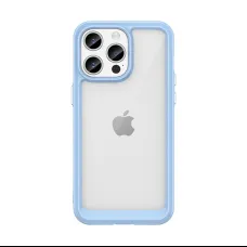 iPhone 15 Pro Max Outer Space tok kék kerettel