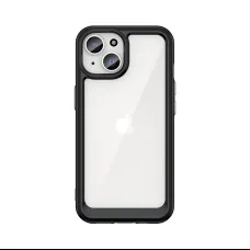 iPhone 15 Outer Space tok fekete kerettel
