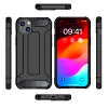 iPhone 15 Plus Hybrid Armor tok fekete telefontok - 4. kép