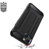 iPhone 15 Hybrid Armor tok fekete telefontok - 3. kép
