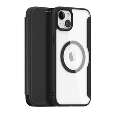 iPhone 15 Dux Ducis Skin X Pro Magsafe mágneses fliptok fekete
