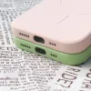 iPhone 15 Szilikon MagSafe kompatibilis tok rózsaszín - 2. kép