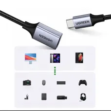 Ugreen US378 USB C - USB 3.0 OTG kábel 0.15m fekete