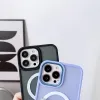 Telefontok iPhone 15 Pro Max Magnetic Color Matte tok sötétkék - 0. kép