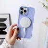 Telefontok iPhone 15 Pro Max Magnetic Color Matte tok sötétkék - 4. kép