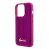 iPhone 15 Guess Sequin Script Logo telefontok Magenta (GUHCP15SPSFDGSF) - 0. kép