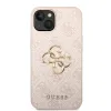 iPhone 15 Guess PU 4G Metal Logo telefontok rózsaszín (GUHCP15S4GMGPI) - 3. kép