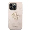 iPhone 15 Pro Guess PU 4G Metal Logo tok, telefontok rózsaszín (GUHCP15L4GMGPI) - 2. kép